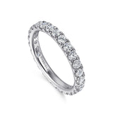 French Pave Set Diamond Eternity Band