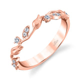 18K RG Diamond Fashion Ring 