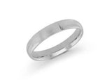 14k WG Men's Wed, 4 mm