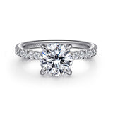 Classic Round Diamond Solitaire Semi-Mount