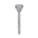 Classic Round Diamond Solitaire Semi-Mount