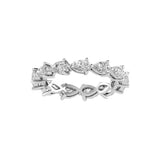 Pear Cut Diamond Eternity Band