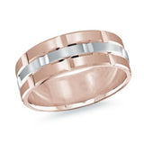 14K Two-Tone RG & WG Men’sWed, 8mm, $2,995