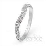 Parade Design 1/2 Ctw Diamond Wedding Band in 18K White Gold