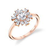 18K WG Diamond Engagement Ring 