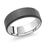 14K WG Edge-to-Edge Carbon Fiber Men’s Wed, 7mm