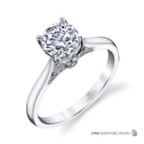 18k WG Diamond Semi Mount Ring