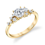 14k WG Diamond Semi Mount Ring