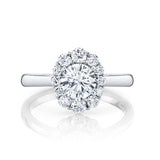 18k WG Diamond Semi Mount Ring