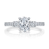 18k WG Diamond Semi Mount Ring