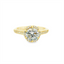 Round Diamond Halo Engagement Ring