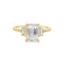 Emerald-cut Diamond Engagement Ring