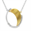 Two-Tone Freeform Diamond Necklace