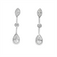 Diamond Bezel Drop Earrings