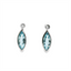 Sterling Silver Blue Topaz Earrings