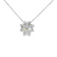 Diamond Floral Cluster Pendant