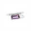Amethyst & Diamond Fashion Ring
