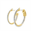 Inside-Out Diamond Hoop Earrings