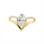Oval Diamond Split Shank Engagement Ring