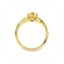 Oval Diamond Split Shank Engagement Ring