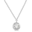 Diamond Bezel Solitaire Necklace