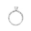 Round Diamond Shared Prong Engagement Ring