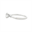 Oval Diamond Straight Band Engagement Ring