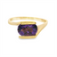 Amethyst Bypass Fashion Ring
