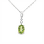 Peridot & Diamond Pendant