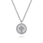 Bujukan Sterling Silver Cross Medallion Pendant