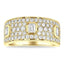 Wide Diamond Fashion Ring