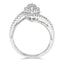 Marquise Shape Diamond Lovebright Engagement Ring