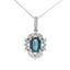 Sapphire & Diamond Pendant