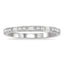 Alternating Diamond Wedding Ring