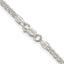 22" Sterling Silver Spiga Wheat Chain