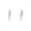 Geometric Diamond Huggie Hoop Earrings