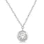 Diamond Bezel Solitaire Necklace