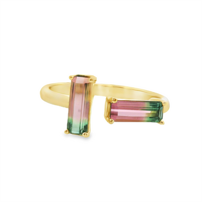 Bi-Color Tourmaline Fashion Ring