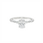 Miosogno Oval Diamond Shared Prong Engagement Ring