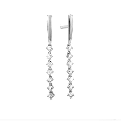 Diamond Drop Earrings