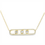 Diamond Open Bar Necklace