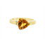 Citrine & Diamond Fashion Ring