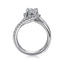 Round Diamond Bypass Engagement Ring
