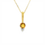 Citrine & Diamond Pendant