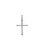 Sterling Silver Twisted Cross Pendant