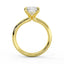 Elongated Cushion Solitaire Engagement Ring