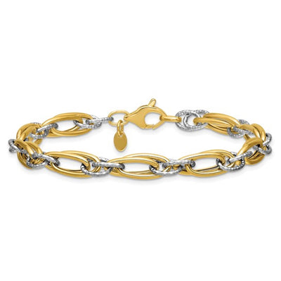 Oval Fancy Link Bracelet