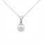 Pearl & Diamond Solitaire Pendant