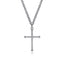 Sterling Silver Twisted Cross Pendant