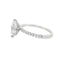 Marquise Diamond Hidden Halo Engagement Ring